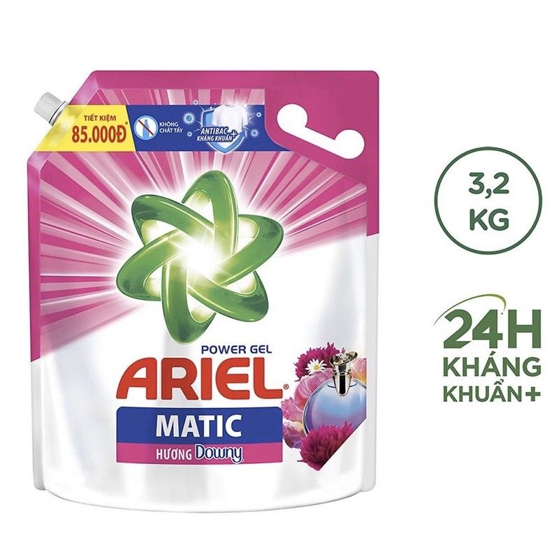 Nước giặt Ariel matic hương downy túi 3.2kg