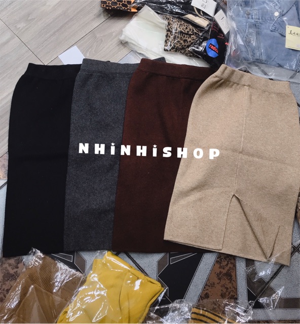 CHÂN VÁY LEN XẺ SAU CHẤT ĐẸP CV1812 - NhiNhi Shop | BigBuy360 - bigbuy360.vn