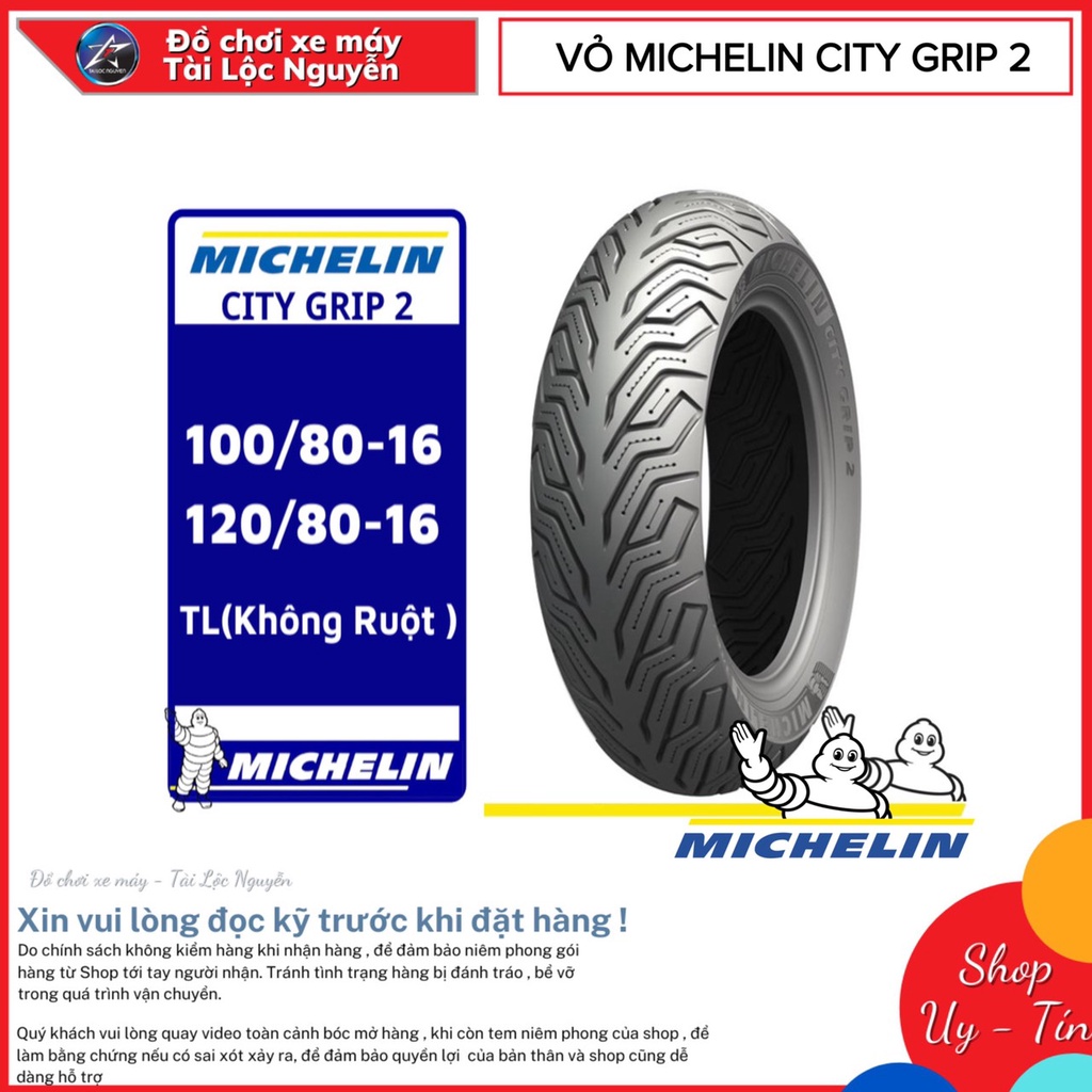 VỎ MICHELIN GAI CITY GRIP 2 16 INCHS CHO HONDA SH