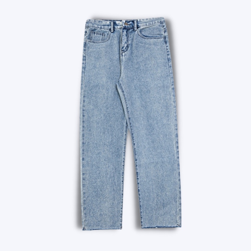 Quần jean nam baggy rách gấu ống rộng chất bò cao cấp Patado