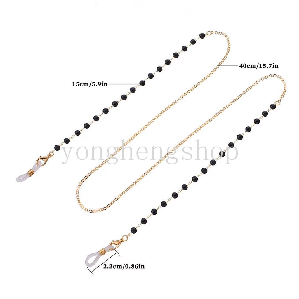 Dây Đeo Mắt Kính Chống Mất Đính Hạt Ngọc Trai Thời Trang Dành Cho Nữ