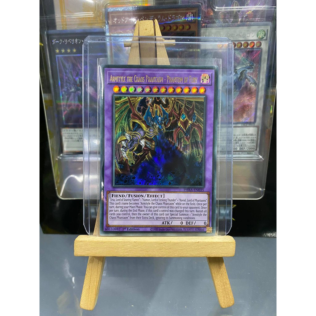 [ Dưa Hấu Yugioh ] Lá bài thẻ bài Combo Tà Thần 5 lá Uria Hamon Raviel - Ultra Rare - Tặng bọc bài nhựa bảo quản