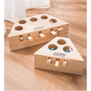 (Order) Đồ chơi gỗ - Mèo chơi hamster