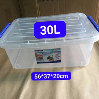 Thùng Nhựa Trong Duy Tân 30L 57 x 38 x 21 cm