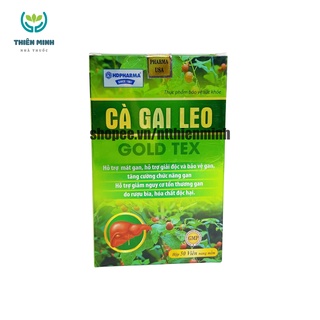Bổ gan cà gai leo goldtex hỗ trợ giải độc gan,làm mát gan, hạ men gan, tăng cường chức năng gan - hộp 50 viên