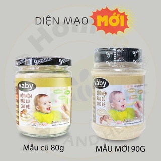Bột nêm Nấm Bào Ngư & Phô Mai dành cho bé ăn dặm VABY hủ 90g - Gia vị nêm và rắc dành cho bé từ 6 tháng tuổi