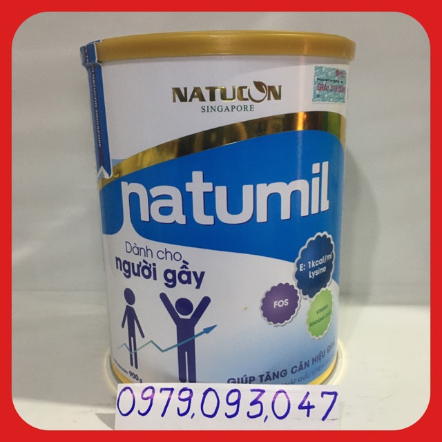 Sữa bột Natumil dành cho người gầy - 900g