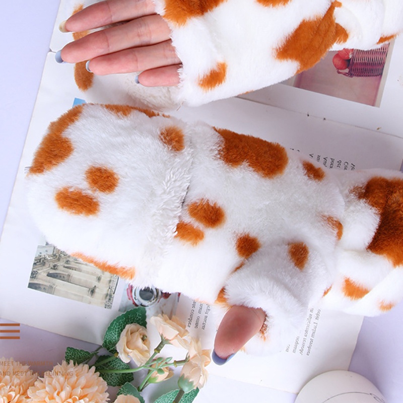 Găng Tay Hở Ngón Thời Trang Mùa Đông Ấm Áp