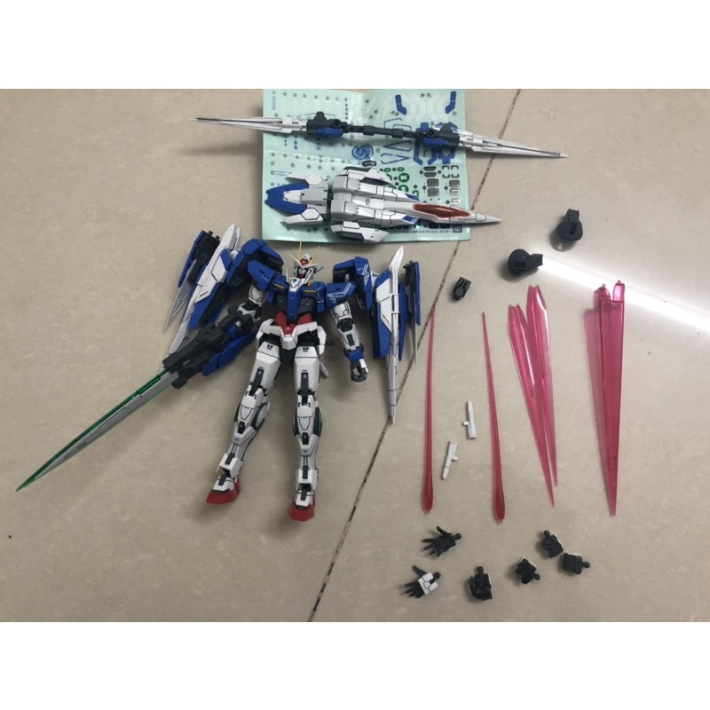 Mô hình lắp ráp Gundam RG 00 Raiser + XN Raiser set đã ráp đẹp (đọc kĩ mô tả)