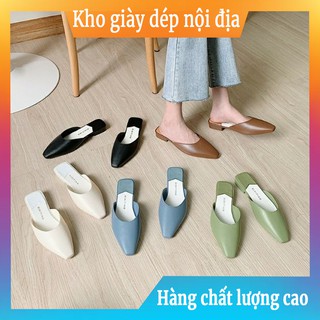 Giày Sục Nữ cực đẹp dép sục nữ mũi nhọn, dép nhựa chống nước
