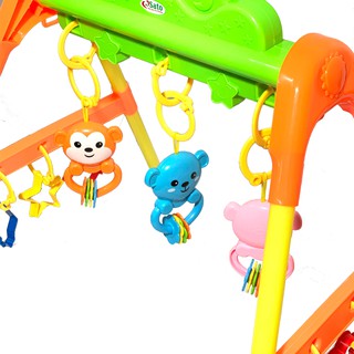Đồ chơi cho bé sơ sinh, kệ chữ xúc xắc chữ A nhiều sắc màu bắt mắt