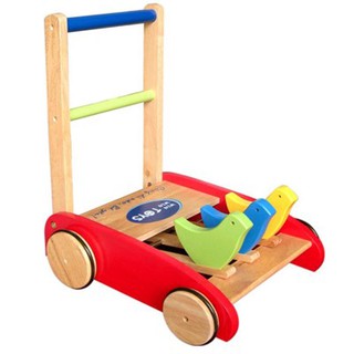 Xe đẩy tập đi bằng gỗ con chim