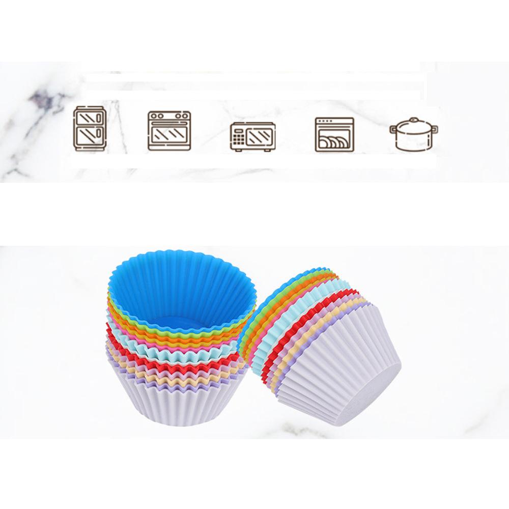 AUGUSTINA Cốc Silicone Nướng Bánh Muffin