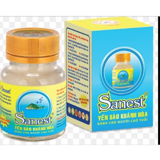 Nước yến Sanest dành cho người cao tuổi không đường lọ 70ml, nước yến sanest người cao tuổi