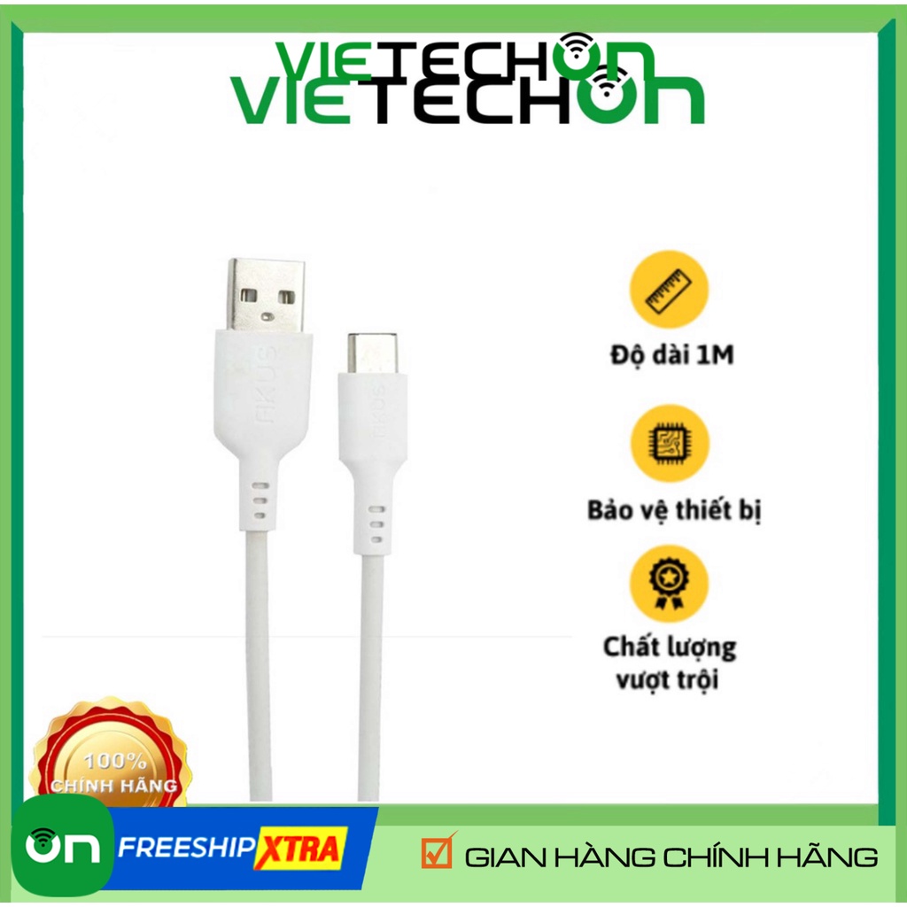 💥[Chính Hãng]💥Cáp Sạc AKUS-  D104 dài 1m💥 Đầu TypeC 💥Dành Cho Android/iPad💥