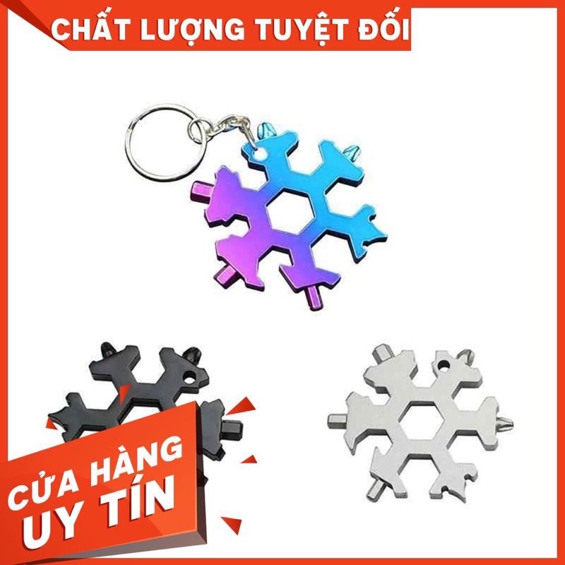 Móc khoá đa năng 17 chức năng kim loại cao cấp nhất