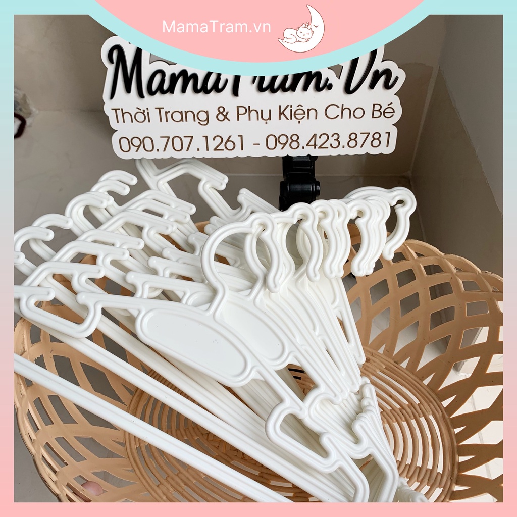 Set 10 Móc Nhựa Treo Quần Áo Cho Bé Cao Cấp INOCHI