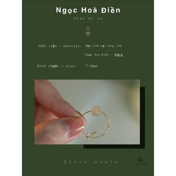 Nhẫn đeo tay Tian he Yu Ngoc Hoà Điền