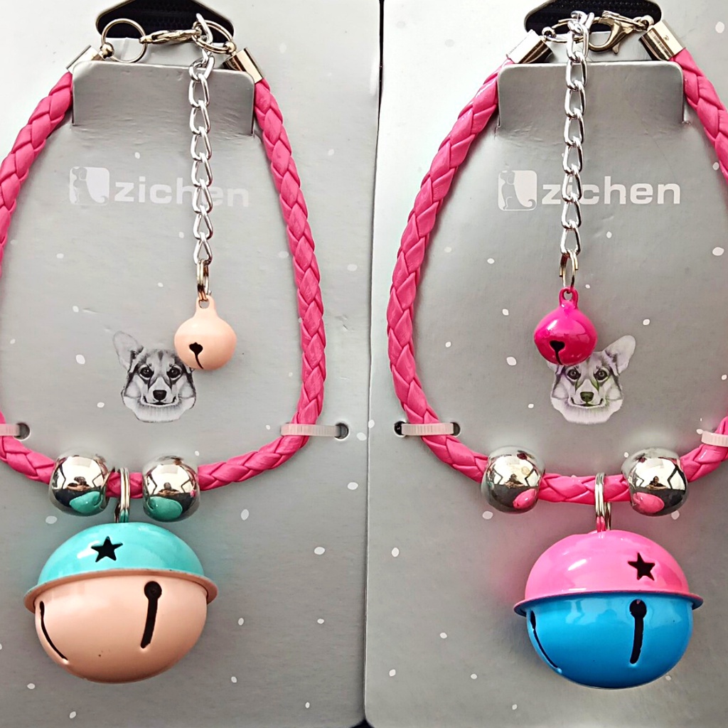 Vòng Cổ Cho Thú Cưng Chó Mèo Chuông Lục Lạc Zichen - iPet Shop