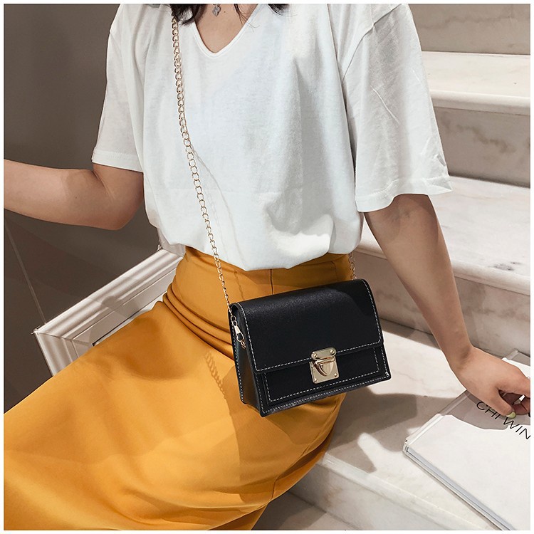 Túi đeo chéo Hàn Quốc nữ đẹp có khóa S3 T101