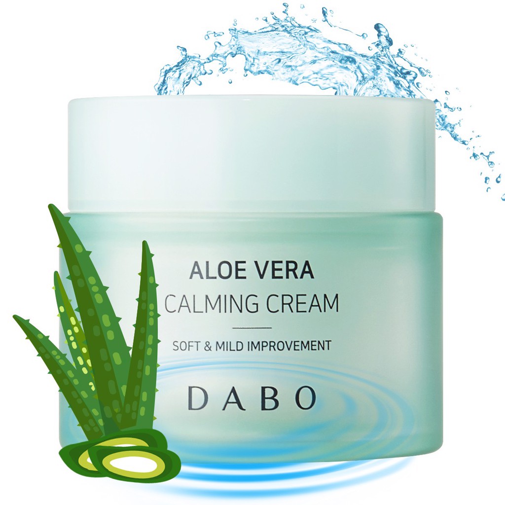 DABO ALOE VERA CREAM hàn quốc 50ml kem dưỡng ẩm mềm da, ngừa khô nẻ, cấp ẩm nuôi dưỡng a