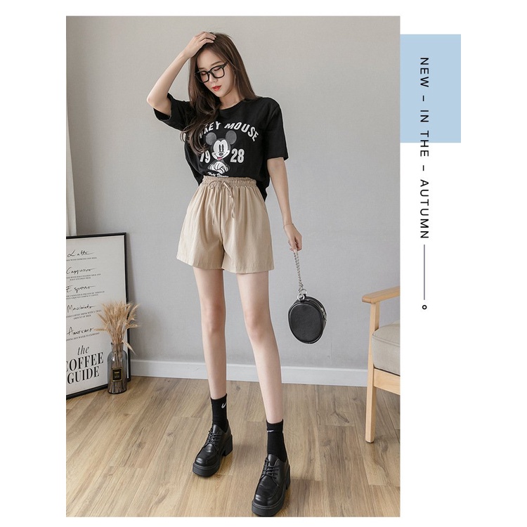 Quần đùi đũi nữ, quần short nữ lưng chun, thấm hút mồ hôi, thoáng mát mùa hè QD20