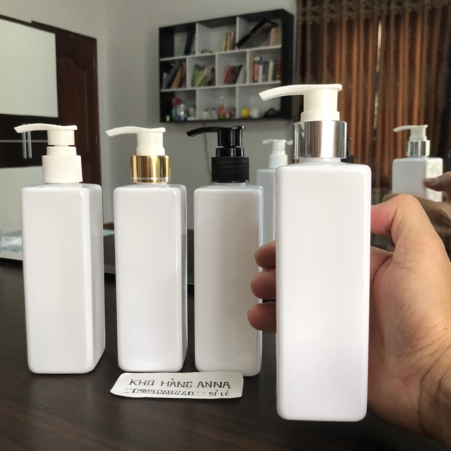 VÒI NHẤN NHỎ GIỌT Xi vàng/ xi Bạc- Chai nhựa Vòi Ấn- Chai Vòi nhấn đựng dầu gội, Xịt nhỏ giọt 100ml / 200ml/ 300ml