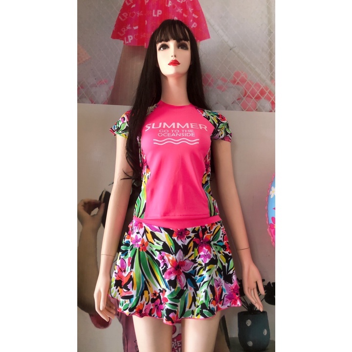 Đồ bơi nữ , áo tắm | cho bạn gái phong cách trẻ trung đẹp kín đáo tắm biển dạo phố biển nhiều sắc màu