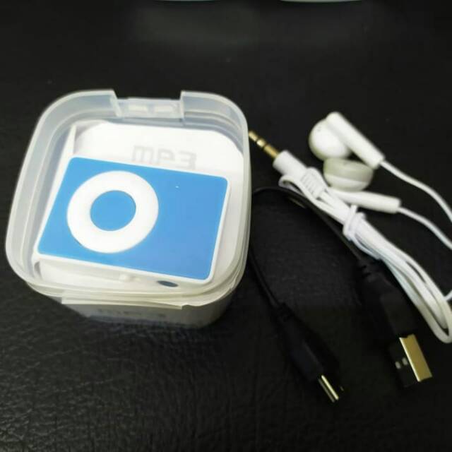 Máy Nghe Nhạc Mp3 Dạng Kẹp Thẻ Nhớ Mini Bằng Nhựa