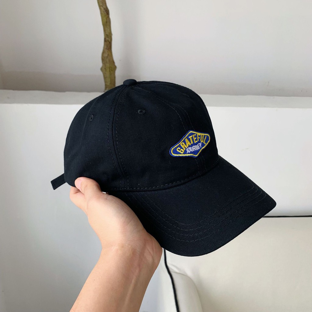 Mũ nón lưỡi trai thêu chữ Grateful nam nữ phong cách ulzzang Hàn Quốc - SMN04