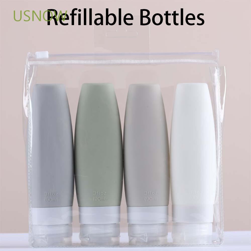 (Hàng Mới Về) Chai Rỗng Đựng Mỹ Phẩm 60ml / 90ml Bằng Silicon Tiện Dụng