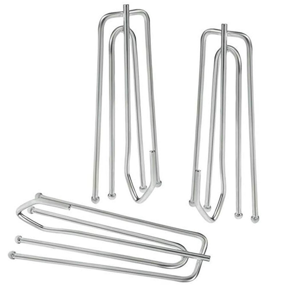 Set 4 móc treo rèm cửa bằng thép không gỉ 10/30/50 kẹp tiện dụng cho nhà tắm