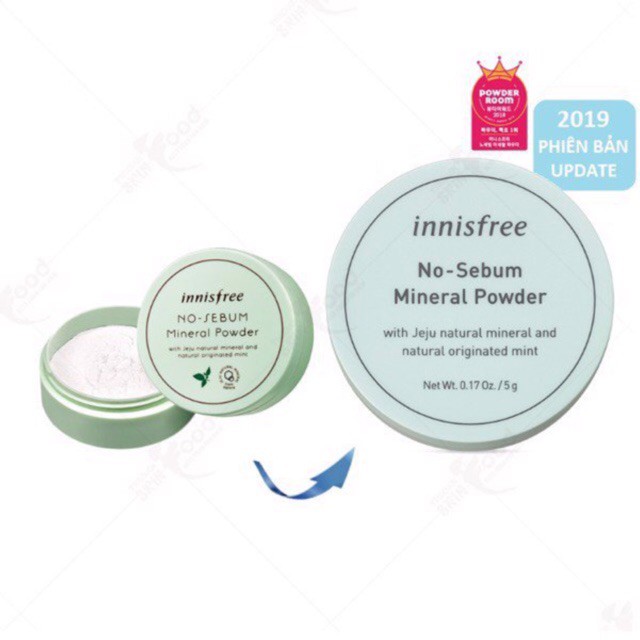 Phấn phủ kiềm dầu Innisfree No Sebum Mineral Powder