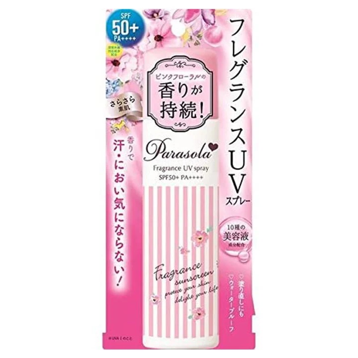 Xịt Chống Nắng Naris Parasola UV SPF50+ PA++++ 90g Parasola Fragrance UV Cut Spray