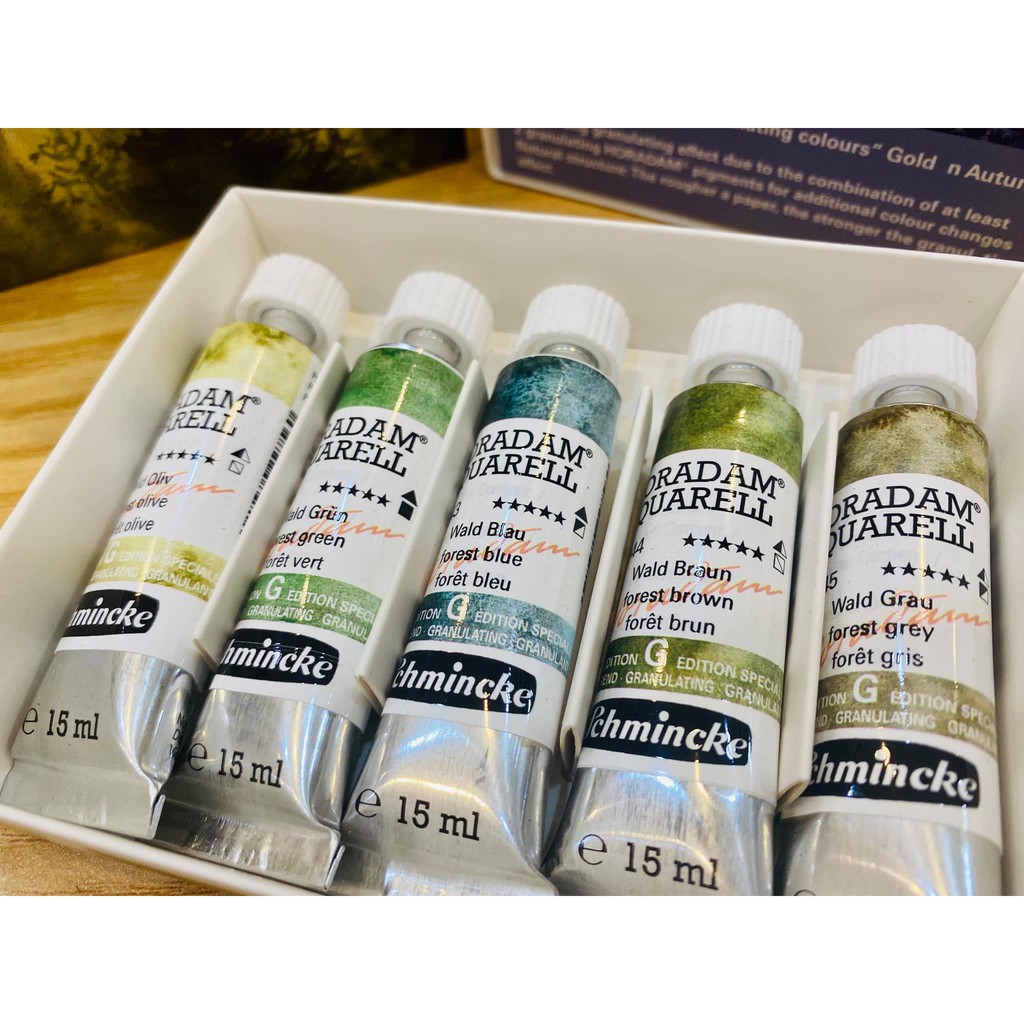 Set màu nước Schmincke Horadam Aquarelle limited edition 5ml &amp; 15ml