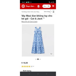 Váy maxi hàng xuất cho bé