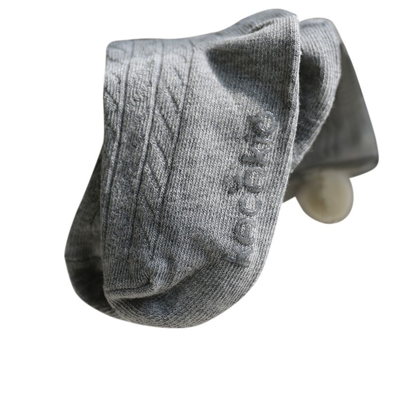 Tất cotton dài chống trượt cho bé trai và gái