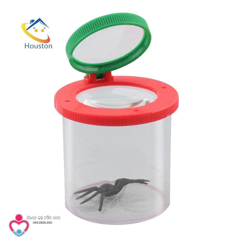 Hộp đựng quan sát côn trùng - Đồ chơi giáo dục cho bé - có Kính Lúp 3 / 6x