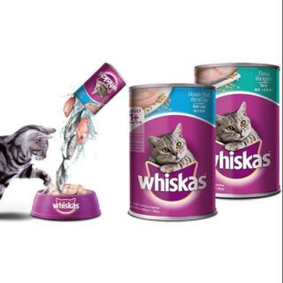Pate Whiskas cho mèo dạng lon 400g Thái Lan