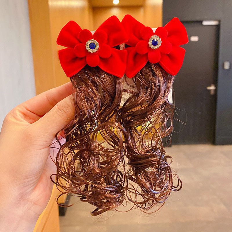 Kẹp Tóc Nơ Dễ Thương Phong Cách Hàn Quốc Thời Trang Cho Bé Gái