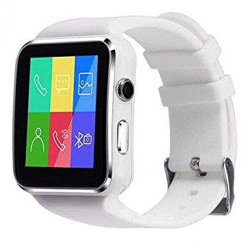 Đồng hồ thông minh Smart Watch X6  X6 trắng dành cho nữ tặng nhẫn bông mai