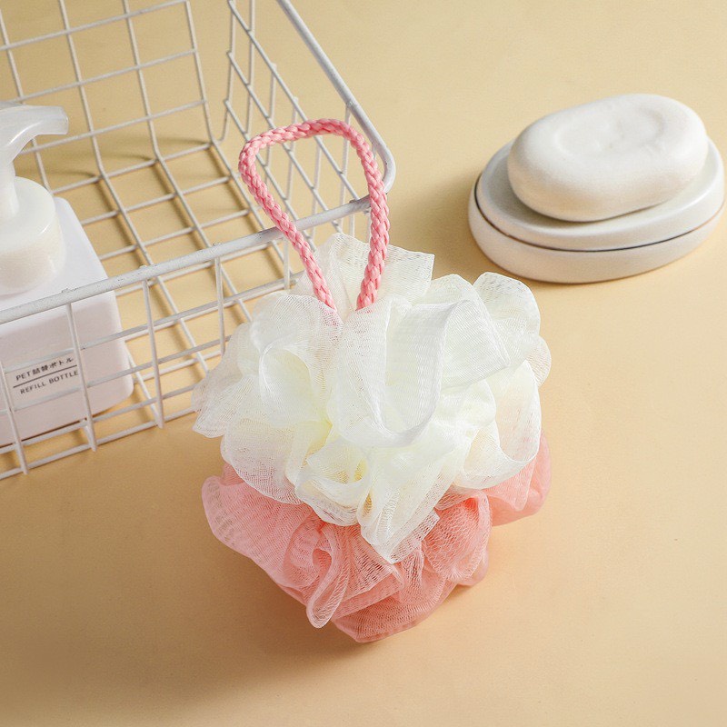 Bông tắm, bông tắm tròn mềm mịn tạo bọt tẩy da chết A39 Sammi beauty