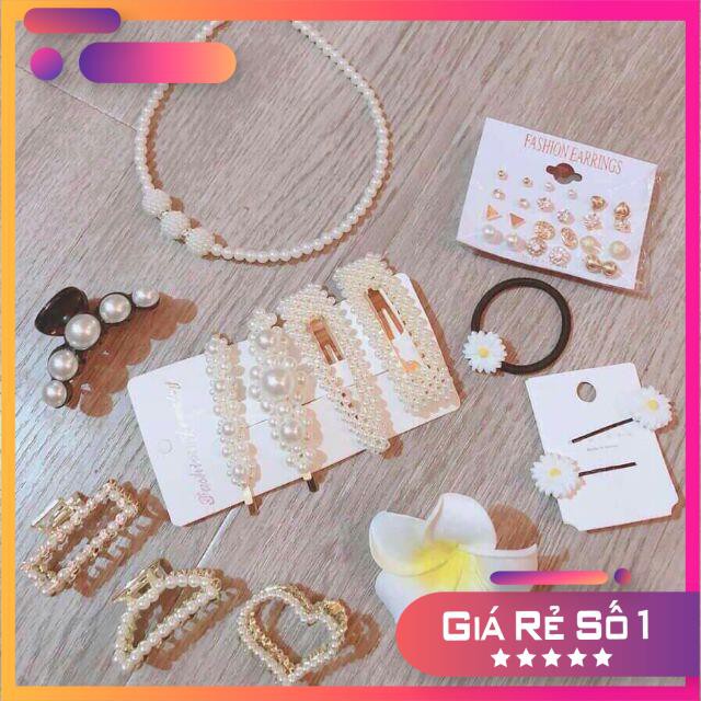 [ SIÊU KHUYẾN MẠI ] Sét kẹp tóc phụ kiện tóc cho b gái xinh xắn.