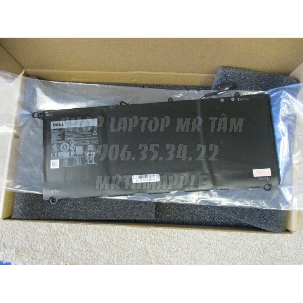 Pin Laptop DELL XPS 13 9360 60WH (ZIN) - 6 CELL - XPS 13 9360, PW23Y, 0PW23Y, TP1GT, RNP72, 0RNP72