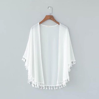 Áo combo kimono tua rua(KÈM ẢNH THÂT)