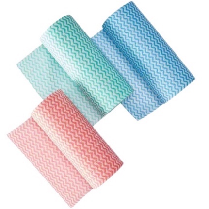 Khăn lau dọn đa năng bằng vải không dệt - Cuộn 50 tờ sắc màu cá tính No.101209