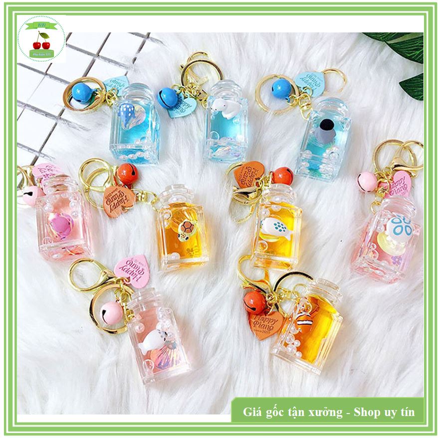 Móc Khóa Nước Biển Cực Đẹp Đồ Trang Trí Móc Khoá Phụ Kiện Quà Tặng