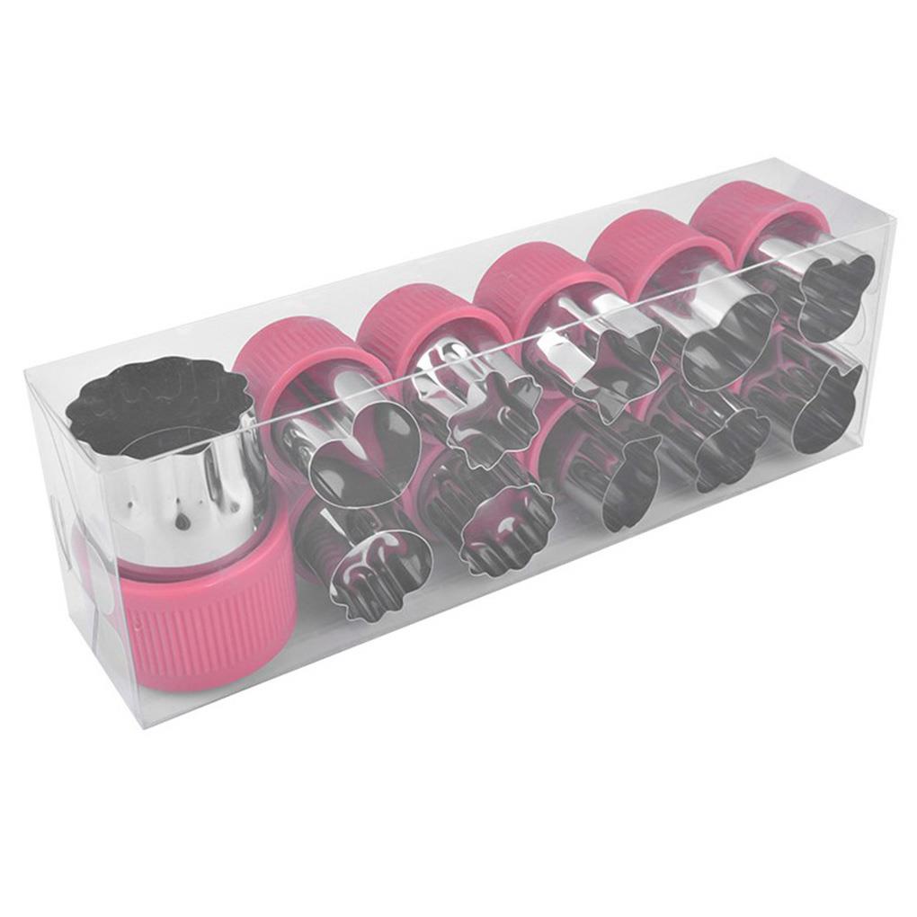 Bộ 12 Khuôn Làm Bánh Quy Bằng Thép Không Gỉ Có Thể Tháo Rời