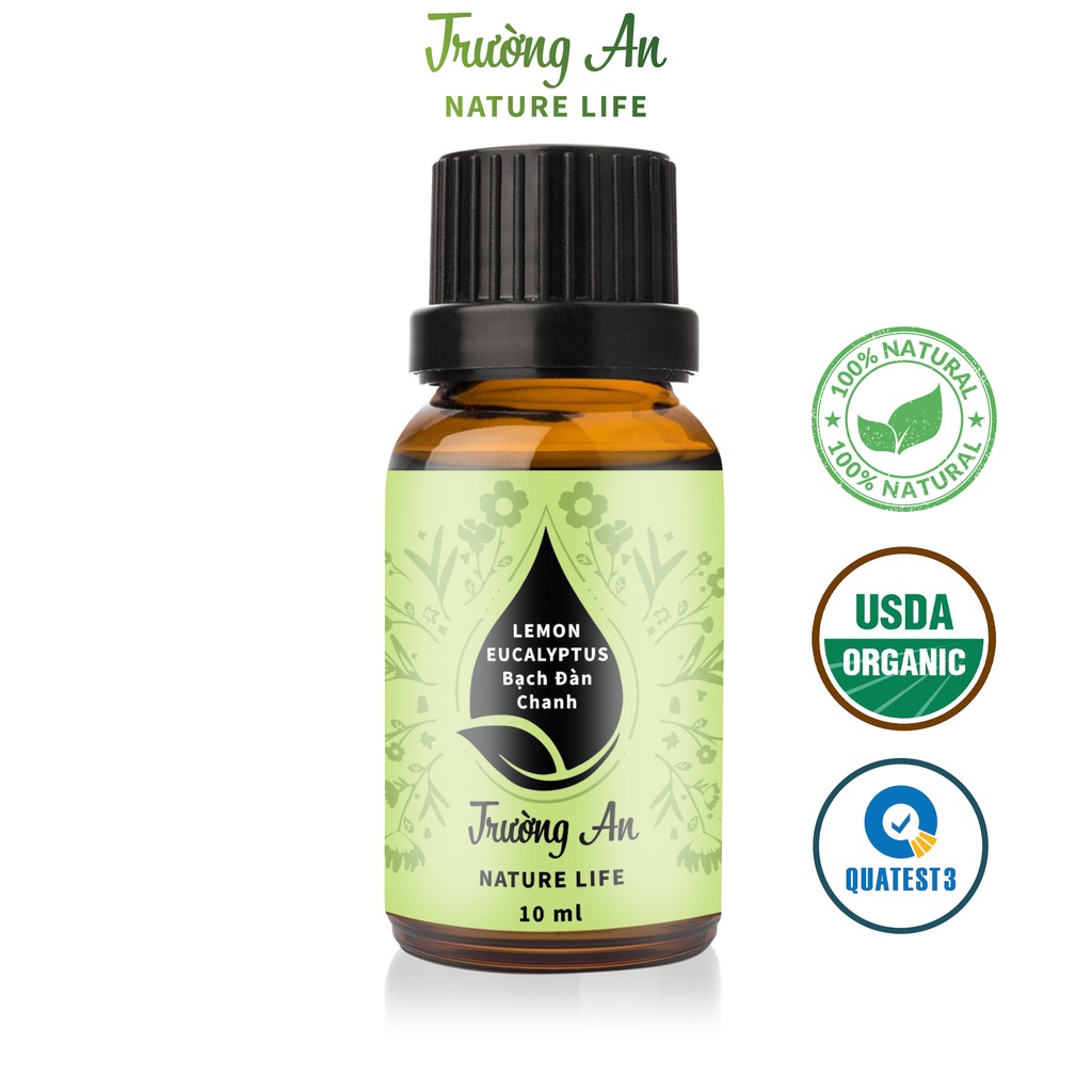 Tinh dầu Bạch Đàn Chanh Lemon Ẹucalyptus Essential Oil Trường An, xuất sứ thiên nhiên, có giấy kiểm định COA