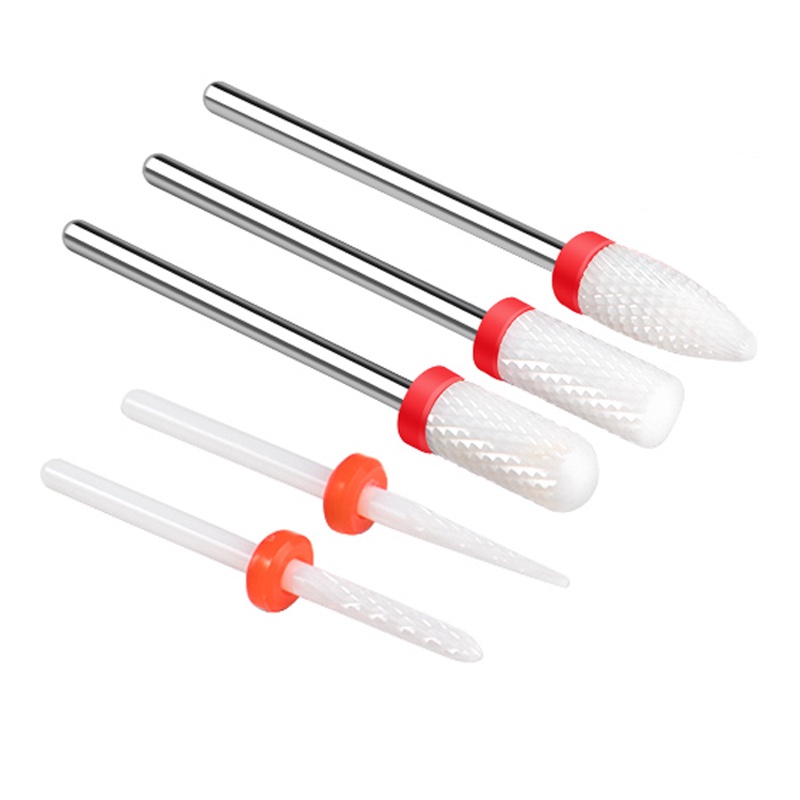 Bộ 5 Đầu Mài Sứ 2.35mm Cho Máy Mài Móng Tay
